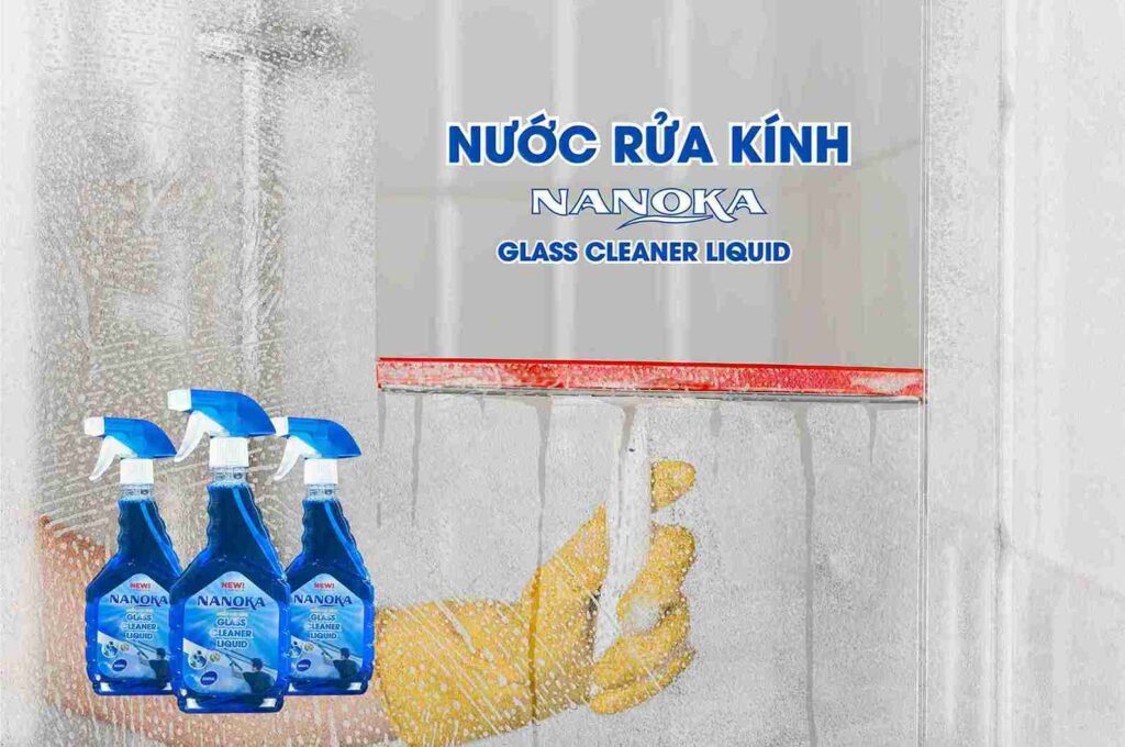Nước rửa kính Nanoka | Glass Cleaner Liquid